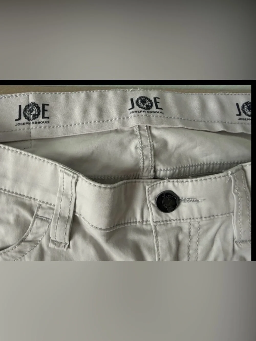 Joe Joseph Abboud Men’s Lightweight Extreme Slim Fit Cotton Blend Pants 33X30